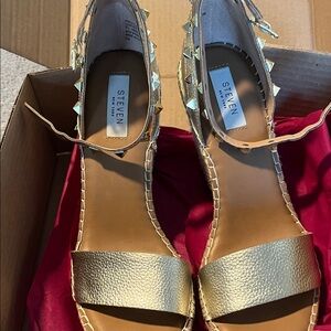 Steven by Steve Madden Metallic Gold Sandals